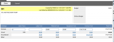 Phase EstImated Cost