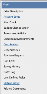 phase View Menu