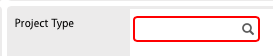 Project Type text box
