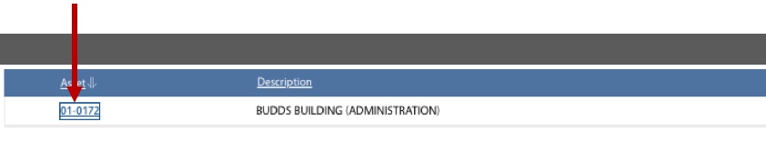 Shows arrow pointing to the property asset link